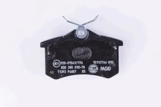 Bremsbelagsatz, Scheibenbremse Hinterachse HELLA PAGID 8DB 355 010-781 Bild Bremsbelagsatz, Scheibenbremse Hinterachse HELLA PAGID 8DB 355 010-781