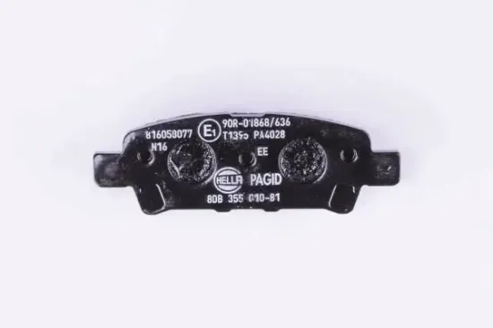 Bremsbelagsatz, Scheibenbremse Hinterachse HELLA PAGID 8DB 355 010-811 Bild Bremsbelagsatz, Scheibenbremse Hinterachse HELLA PAGID 8DB 355 010-811