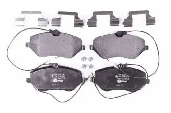 Bremsbelagsatz, Scheibenbremse HELLA PAGID 8DB 355 011-491 Bild Bremsbelagsatz, Scheibenbremse HELLA PAGID 8DB 355 011-491