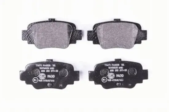 Bremsbelagsatz, Scheibenbremse HELLA PAGID 8DB 355 011-551 Bild Bremsbelagsatz, Scheibenbremse HELLA PAGID 8DB 355 011-551