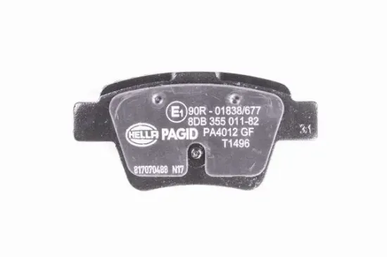 Bremsbelagsatz, Scheibenbremse HELLA PAGID 8DB 355 011-821 Bild Bremsbelagsatz, Scheibenbremse HELLA PAGID 8DB 355 011-821