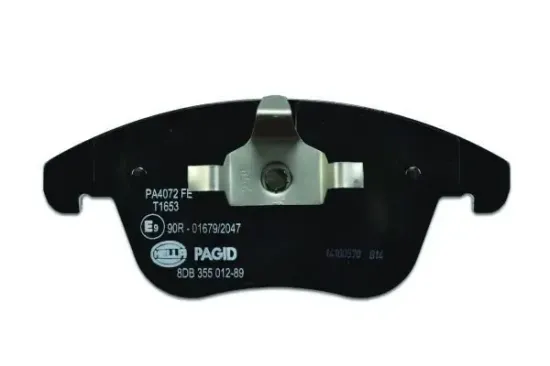 Bremsbelagsatz, Scheibenbremse Vorderachse HELLA PAGID 8DB 355 012-891 Bild Bremsbelagsatz, Scheibenbremse Vorderachse HELLA PAGID 8DB 355 012-891