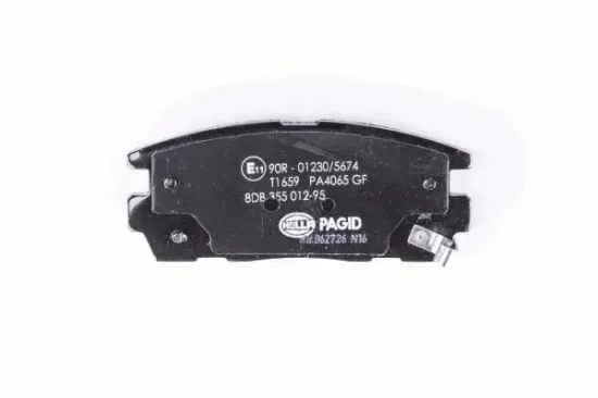 Bremsbelagsatz, Scheibenbremse Hinterachse HELLA PAGID 8DB 355 012-951 Bild Bremsbelagsatz, Scheibenbremse Hinterachse HELLA PAGID 8DB 355 012-951