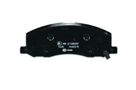 Bremsbelagsatz, Scheibenbremse Vorderachse HELLA PAGID 8DB 355 013-061 Bild Bremsbelagsatz, Scheibenbremse Vorderachse HELLA PAGID 8DB 355 013-061