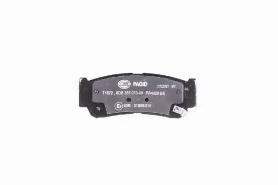 Bremsbelagsatz, Scheibenbremse Hinterachse HELLA PAGID 8DB 355 013-081 Bild Bremsbelagsatz, Scheibenbremse Hinterachse HELLA PAGID 8DB 355 013-081