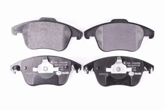 Bremsbelagsatz, Scheibenbremse Vorderachse HELLA PAGID 8DB 355 013-351 Bild Bremsbelagsatz, Scheibenbremse Vorderachse HELLA PAGID 8DB 355 013-351