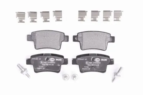 Bremsbelagsatz, Scheibenbremse HELLA PAGID 8DB 355 013-361 Bild Bremsbelagsatz, Scheibenbremse HELLA PAGID 8DB 355 013-361