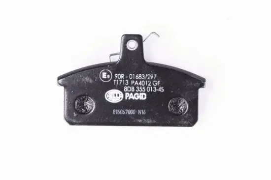 Bremsbelagsatz, Scheibenbremse HELLA PAGID 8DB 355 013-451 Bild Bremsbelagsatz, Scheibenbremse HELLA PAGID 8DB 355 013-451
