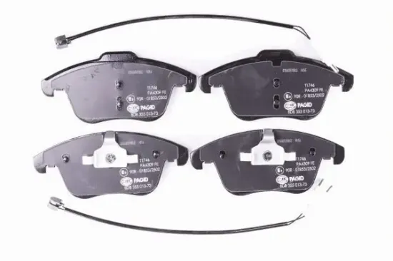 Bremsbelagsatz, Scheibenbremse HELLA PAGID 8DB 355 013-731 Bild Bremsbelagsatz, Scheibenbremse HELLA PAGID 8DB 355 013-731