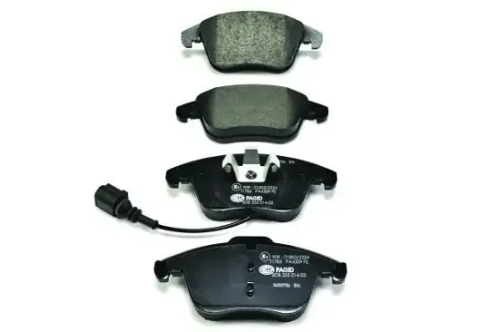 Bremsbelagsatz, Scheibenbremse Vorderachse HELLA PAGID 8DB 355 014-031 Bild Bremsbelagsatz, Scheibenbremse Vorderachse HELLA PAGID 8DB 355 014-031