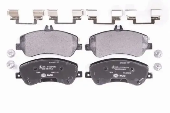 Bremsbelagsatz, Scheibenbremse HELLA PAGID 8DB 355 014-221 Bild Bremsbelagsatz, Scheibenbremse HELLA PAGID 8DB 355 014-221