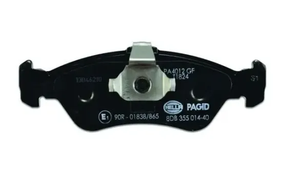 Bremsbelagsatz, Scheibenbremse Hinterachse HELLA PAGID 8DB 355 014-401 Bild Bremsbelagsatz, Scheibenbremse Hinterachse HELLA PAGID 8DB 355 014-401