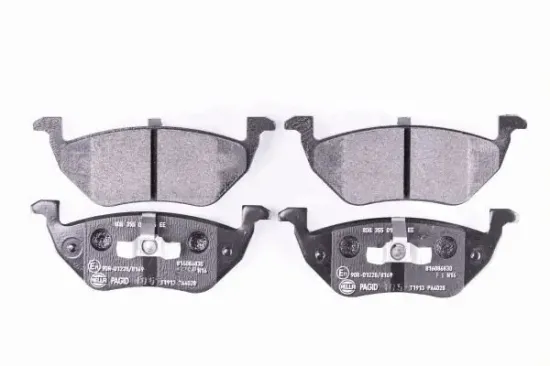 Bremsbelagsatz, Scheibenbremse Hinterachse HELLA PAGID 8DB 355 014-951 Bild Bremsbelagsatz, Scheibenbremse Hinterachse HELLA PAGID 8DB 355 014-951
