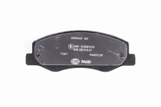 Bremsbelagsatz, Scheibenbremse Hinterachse HELLA PAGID 8DB 355 015-311 Bild Bremsbelagsatz, Scheibenbremse Hinterachse HELLA PAGID 8DB 355 015-311