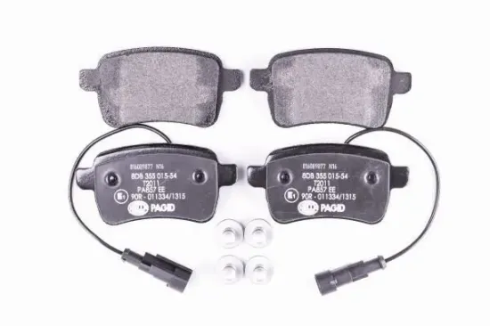 Bremsbelagsatz, Scheibenbremse Hinterachse HELLA PAGID 8DB 355 015-541 Bild Bremsbelagsatz, Scheibenbremse Hinterachse HELLA PAGID 8DB 355 015-541