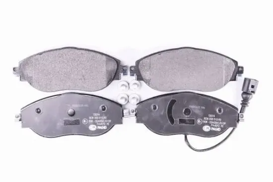 Bremsbelagsatz, Scheibenbremse Vorderachse HELLA PAGID 8DB 355 015-921 Bild Bremsbelagsatz, Scheibenbremse Vorderachse HELLA PAGID 8DB 355 015-921