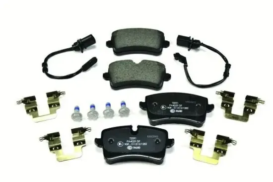 Bremsbelagsatz, Scheibenbremse Hinterachse HELLA PAGID 8DB 355 016-011 Bild Bremsbelagsatz, Scheibenbremse Hinterachse HELLA PAGID 8DB 355 016-011