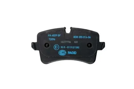 Bremsbelagsatz, Scheibenbremse Hinterachse HELLA PAGID 8DB 355 016-061 Bild Bremsbelagsatz, Scheibenbremse Hinterachse HELLA PAGID 8DB 355 016-061