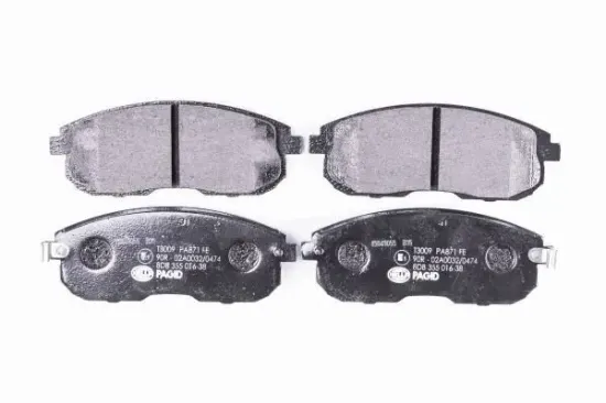 Bremsbelagsatz, Scheibenbremse HELLA PAGID 8DB 355 016-381 Bild Bremsbelagsatz, Scheibenbremse HELLA PAGID 8DB 355 016-381