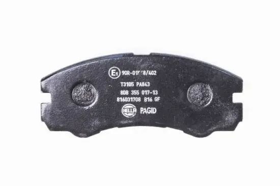 Bremsbelagsatz, Scheibenbremse Vorderachse HELLA PAGID 8DB 355 017-131 Bild Bremsbelagsatz, Scheibenbremse Vorderachse HELLA PAGID 8DB 355 017-131