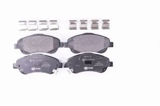 Bremsbelagsatz, Scheibenbremse HELLA PAGID 8DB 355 017-321 Bild Bremsbelagsatz, Scheibenbremse HELLA PAGID 8DB 355 017-321