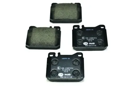 Bremsbelagsatz, Scheibenbremse Vorderachse HELLA PAGID 8DB 355 017-431 Bild Bremsbelagsatz, Scheibenbremse Vorderachse HELLA PAGID 8DB 355 017-431