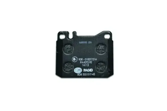 Bremsbelagsatz, Scheibenbremse Vorderachse HELLA PAGID 8DB 355 017-431 Bild Bremsbelagsatz, Scheibenbremse Vorderachse HELLA PAGID 8DB 355 017-431
