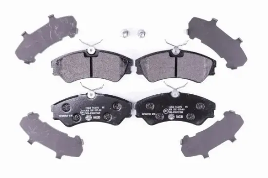 Bremsbelagsatz, Scheibenbremse Vorderachse HELLA PAGID 8DB 355 017-881 Bild Bremsbelagsatz, Scheibenbremse Vorderachse HELLA PAGID 8DB 355 017-881