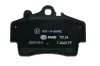 Bremsbelagsatz, Scheibenbremse Vorderachse HELLA PAGID 8DB 355 018-471 Bild Bremsbelagsatz, Scheibenbremse Vorderachse HELLA PAGID 8DB 355 018-471