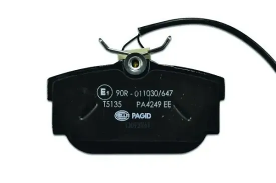 Bremsbelagsatz, Scheibenbremse Hinterachse HELLA PAGID 8DB 355 018-571 Bild Bremsbelagsatz, Scheibenbremse Hinterachse HELLA PAGID 8DB 355 018-571