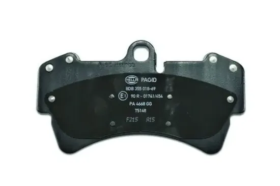 Bremsbelagsatz, Scheibenbremse Vorderachse HELLA PAGID 8DB 355 018-691 Bild Bremsbelagsatz, Scheibenbremse Vorderachse HELLA PAGID 8DB 355 018-691
