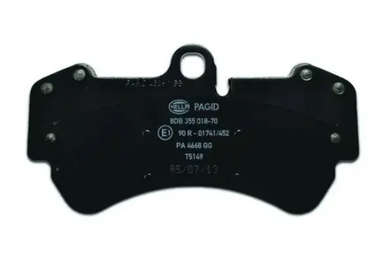 Bremsbelagsatz, Scheibenbremse Vorderachse HELLA PAGID 8DB 355 018-701 Bild Bremsbelagsatz, Scheibenbremse Vorderachse HELLA PAGID 8DB 355 018-701