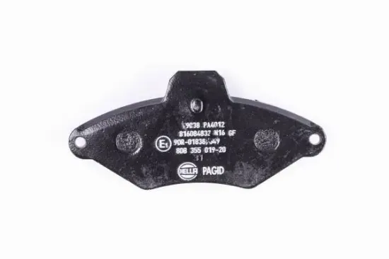 Bremsbelagsatz, Scheibenbremse Vorderachse HELLA PAGID 8DB 355 019-201 Bild Bremsbelagsatz, Scheibenbremse Vorderachse HELLA PAGID 8DB 355 019-201