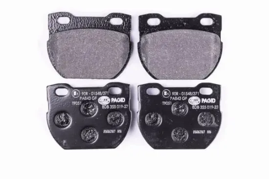 Bremsbelagsatz, Scheibenbremse Hinterachse HELLA PAGID 8DB 355 019-231 Bild Bremsbelagsatz, Scheibenbremse Hinterachse HELLA PAGID 8DB 355 019-231