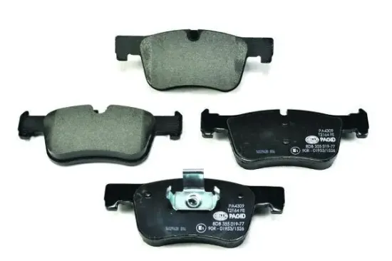 Bremsbelagsatz, Scheibenbremse Vorderachse HELLA PAGID 8DB 355 019-771 Bild Bremsbelagsatz, Scheibenbremse Vorderachse HELLA PAGID 8DB 355 019-771