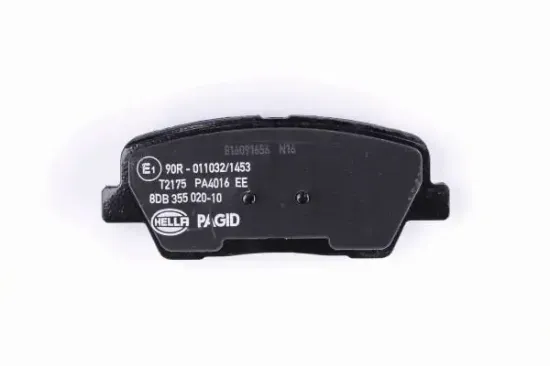 Bremsbelagsatz, Scheibenbremse Hinterachse HELLA PAGID 8DB 355 020-101 Bild Bremsbelagsatz, Scheibenbremse Hinterachse HELLA PAGID 8DB 355 020-101