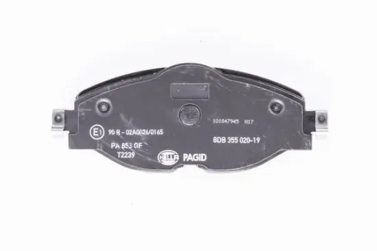 Bremsbelagsatz, Scheibenbremse Vorderachse HELLA PAGID 8DB 355 020-191 Bild Bremsbelagsatz, Scheibenbremse Vorderachse HELLA PAGID 8DB 355 020-191