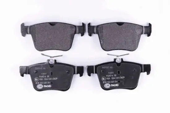 Bremsbelagsatz, Scheibenbremse Hinterachse HELLA PAGID 8DB 355 020-261 Bild Bremsbelagsatz, Scheibenbremse Hinterachse HELLA PAGID 8DB 355 020-261