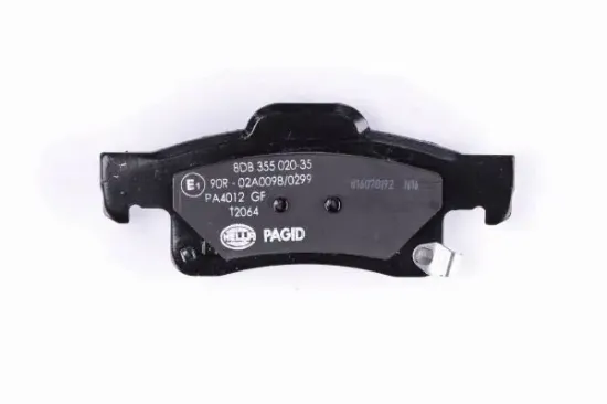 Bremsbelagsatz, Scheibenbremse Hinterachse HELLA PAGID 8DB 355 020-351 Bild Bremsbelagsatz, Scheibenbremse Hinterachse HELLA PAGID 8DB 355 020-351