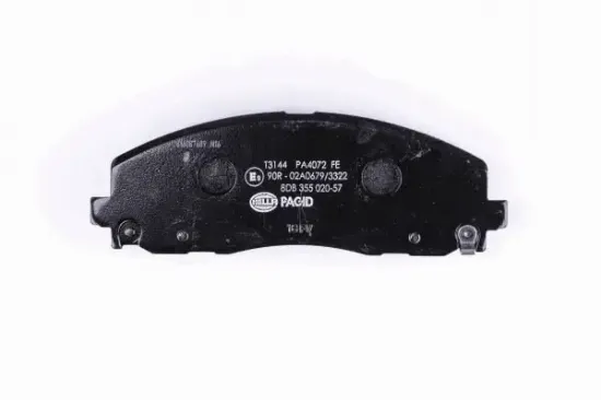 Bremsbelagsatz, Scheibenbremse Vorderachse HELLA PAGID 8DB 355 020-571 Bild Bremsbelagsatz, Scheibenbremse Vorderachse HELLA PAGID 8DB 355 020-571