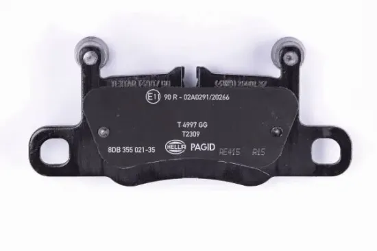 Bremsbelagsatz, Scheibenbremse Hinterachse HELLA PAGID 8DB 355 021-351 Bild Bremsbelagsatz, Scheibenbremse Hinterachse HELLA PAGID 8DB 355 021-351