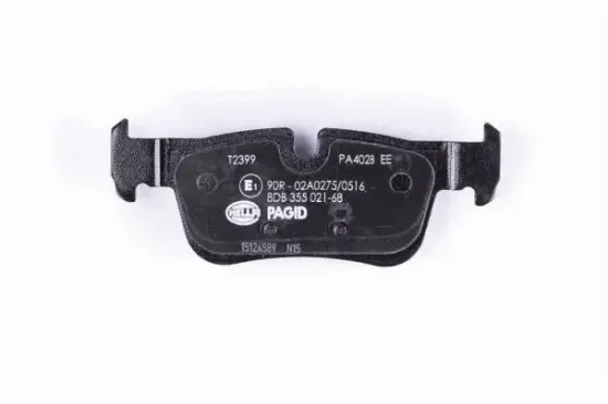Bremsbelagsatz, Scheibenbremse Hinterachse HELLA PAGID 8DB 355 021-681 Bild Bremsbelagsatz, Scheibenbremse Hinterachse HELLA PAGID 8DB 355 021-681