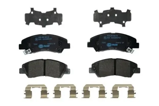 Bremsbelagsatz, Scheibenbremse HELLA PAGID 8DB 355 023-001 Bild Bremsbelagsatz, Scheibenbremse HELLA PAGID 8DB 355 023-001
