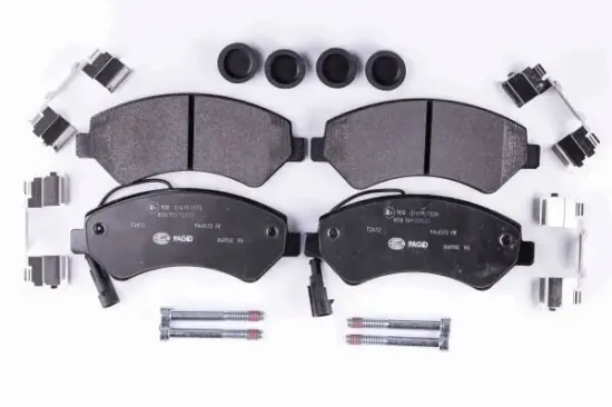 Bremsbelagsatz, Scheibenbremse HELLA PAGID 8DB 355 023-011 Bild Bremsbelagsatz, Scheibenbremse HELLA PAGID 8DB 355 023-011