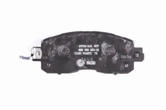 Bremsbelagsatz, Scheibenbremse Vorderachse HELLA PAGID 8DB 355 023-321 Bild Bremsbelagsatz, Scheibenbremse Vorderachse HELLA PAGID 8DB 355 023-321