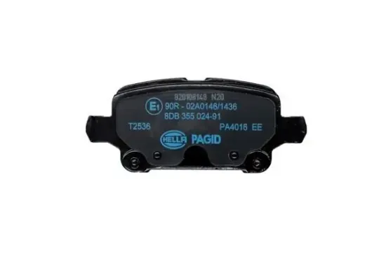 Bremsbelagsatz, Scheibenbremse Hinterachse HELLA PAGID 8DB 355 024-911 Bild Bremsbelagsatz, Scheibenbremse Hinterachse HELLA PAGID 8DB 355 024-911