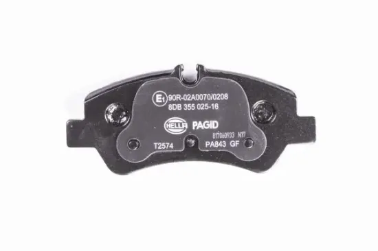 Bremsbelagsatz, Scheibenbremse HELLA PAGID 8DB 355 025-161 Bild Bremsbelagsatz, Scheibenbremse HELLA PAGID 8DB 355 025-161