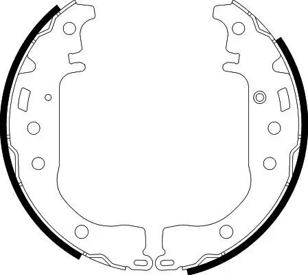 Bremsbackensatz HELLA PAGID 8DB 355 001-771 Bild Bremsbackensatz HELLA PAGID 8DB 355 001-771