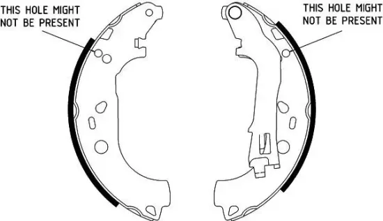 Bremsbackensatz Hinterachse HELLA PAGID 8DB 355 002-781 Bild Bremsbackensatz Hinterachse HELLA PAGID 8DB 355 002-781