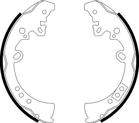 Bremsbackensatz HELLA PAGID 8DB 355 003-011 Bild Bremsbackensatz HELLA PAGID 8DB 355 003-011